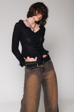 Blusa Tricot Babado