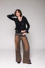 Blusa Tricot Babado