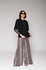 Calça Pantalona de Tule Cobra