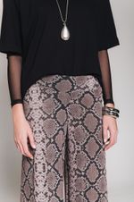 Calça Pantalona de Tule Cobra