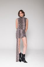 Mini Saia de Tule Cobra