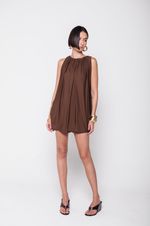 Vestido Balonê Marrom