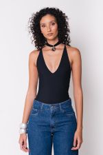 Body Decotado Preto 
