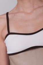 Conjunto de Biquíni Bicolor Off White 