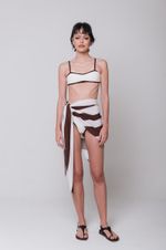 Conjunto de Biquíni Bicolor Off White 