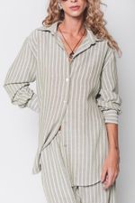 Camisa Listrada Verde