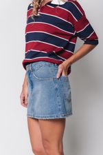 Mini Saia Jeans Azul