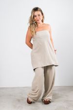 Blusa Alfaiataria Tulipa Bege
