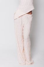 Conjunto de Tule Texturizado Creme