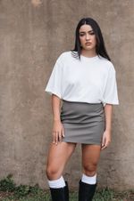 Mini Saia Monique Cinza