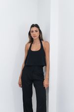 Cropped Frente Única Preto