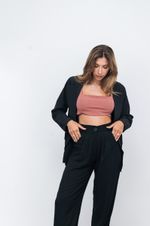 Cropped decote reto Jey