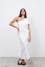 Vestido Midi Ombro Só Bliss Branco