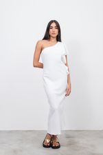 Vestido Midi Ombro Só Bliss Branco