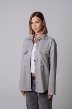 Camisa Cinza Oversized