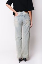 Calça Jeans Reta Azul