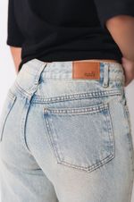 Calça Jeans Reta Azul