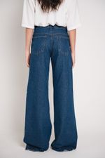 Calça Jeans Cintura Média Azul Escura