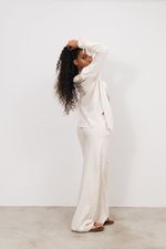 Calça Pijama Listrada Bege