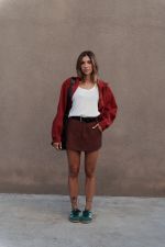 Short Saia Elle Marrom