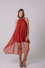 Blusa Longa Terracota