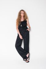 Conjunto de Cetim Jacquard  Preto