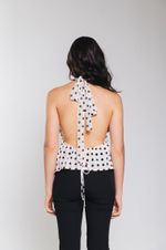 Blusa Frente Única Poá