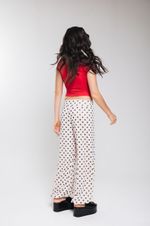 Calça Aladim Estampada Poá