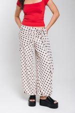 Calça Aladim Estampada Poá