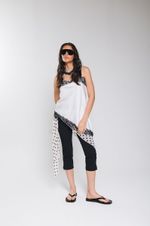 Regata de Cetim com Renda Off White