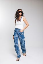 Calça Jeans Bandana