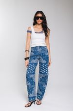 Calça Jeans Bandana