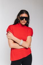  Blusa de Tricot Joy Vermelha