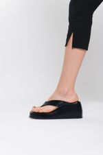 Chinelo Plataforma Acolchoado Preto