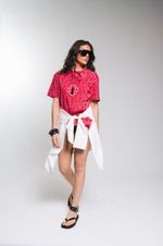 T-shirt Bandana Vermelha 