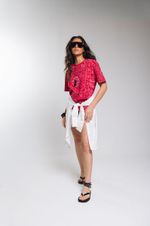 T-shirt Bandana Vermelha 