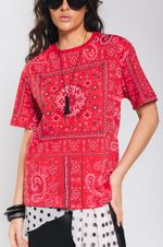 T-shirt Bandana Vermelha 