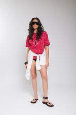 T-shirt Bandana Vermelha 