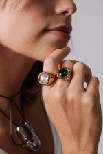 Anel Vintage - Cristal
