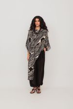 Blusa Assimétrica Estampada Siesta 