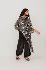 Blusa Assimétrica Estampada Siesta 