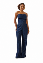 MACACÃO JEANS WIDE LEG DZ8057