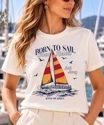 TSHIRT CANELLI BORN TO SAIL