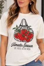 TSHIRT CANELLI TOMATO 1253