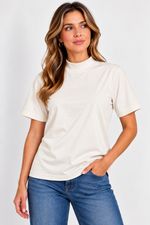 TSHIRT CANELLI GOLA BANANA 