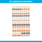 Adesivos de Parede Infantil: Arco-íris, Sol, Corações e Estrelas 
