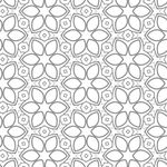 Papel de Parede Adesivo Mandala Abstrata