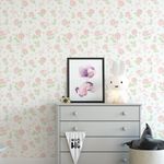 Papel de Parede Infantil Floral