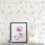 Papel de Parede Infantil Floral