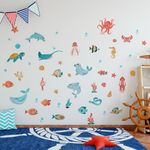 Adesivo de Parede Infantil Fundo do Mar